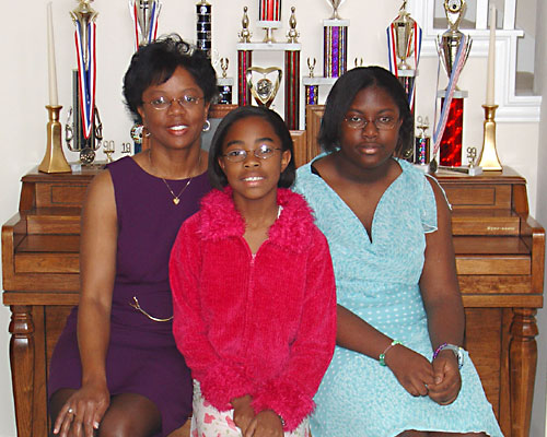 Mom and daughters!
